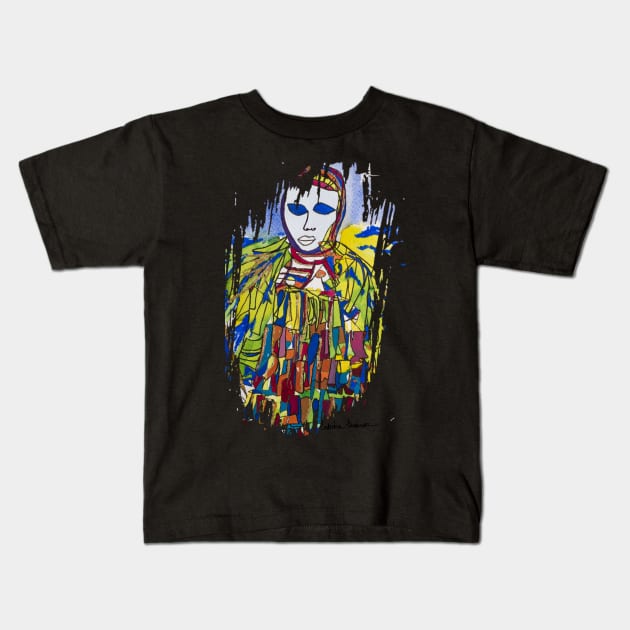 Pierrot Grenade Kids T-Shirt by ruin